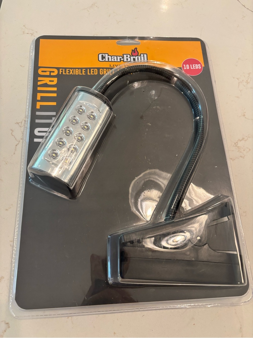 10 LED New Multi-Angle Battery Operated Mini Gooseneck LED lamp Char Broil